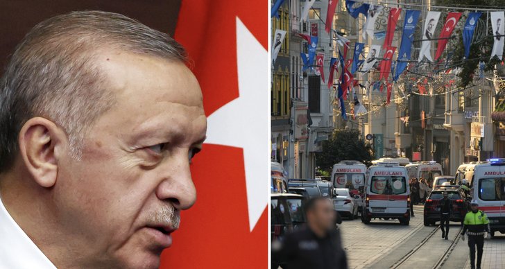 Explosion, Istanbul, turkiet, TT, Erdogan